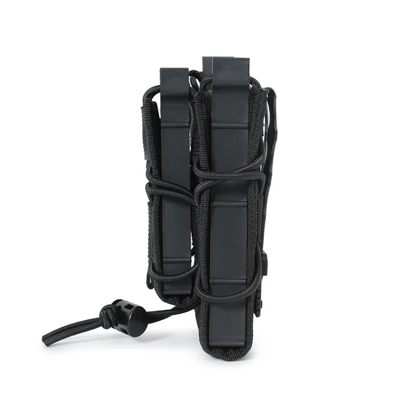 5.56 9mm Magazine Pouch  AK AR M4 AR15 Double Magazine Bag Rifle Pitol Molle Mag Holster Pouch for Hunting CS Paintball