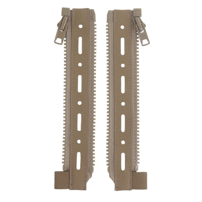 Tactical Ferro Style Back Panel Zipper Extension MOLLE Adapter 10# for Hunting Airsoft Vest Plate Carrier FCPC Backpack Panels