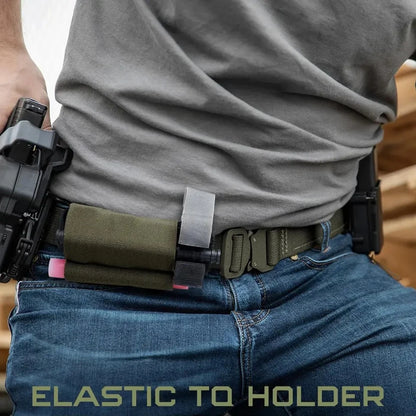 1 PC Tactical Fixing Strap with Magic Tape Portable Sleeve Holder Outdoor Tactical Belt Combat Waistband Gear Accessory Supply