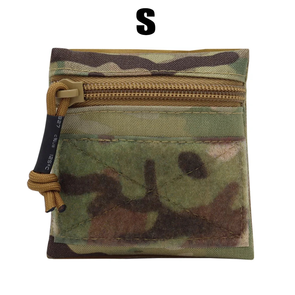 Tactical Micro Candy Pouch Portable Storage Bag Hunting Vest Pouch For MK3 MK4 Chest Rig Vest Airsoft Gear