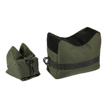 Tactical Gun Rest Bag Unfilled Sandbag Support Stand for Outdoor Shooting Front & Rear Gun Bag Airsoft Hunting Accessories