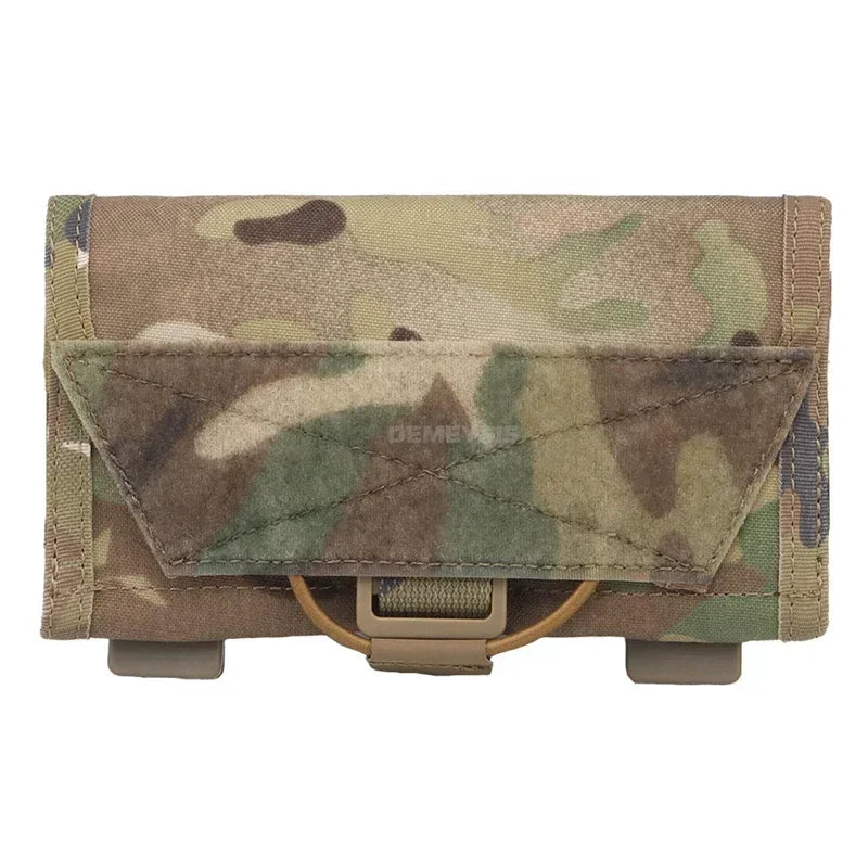 Tactical MOLLE Phone Case Universal Mobilephone Pouch Holder Outdoor Hiking Hunting Waist Bags