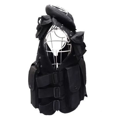 Tactical Molle Adult Kids Vest POLICE Military Law Enforcement SWAT Vests Combat Armor Men's Jacket CS Equipment-Black Uniform