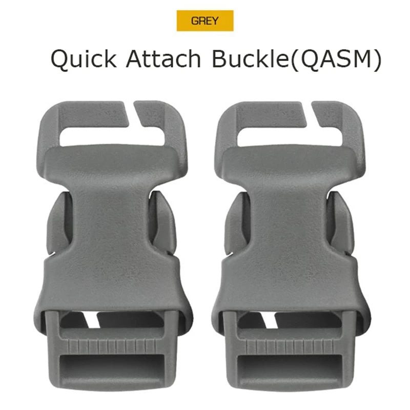 2pcs/set Tactical Vest Belt QASM Quick Attach Buckle/SRB Side Release Buckle/G Hooks Modular Vest Accessories