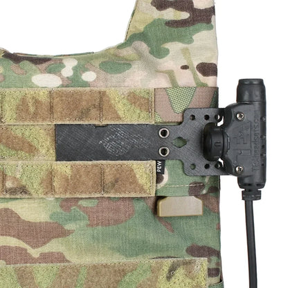Tactical AXL Style Tactical Vest Universal PTT MOLLE Mounting Board for  TEA Invisio