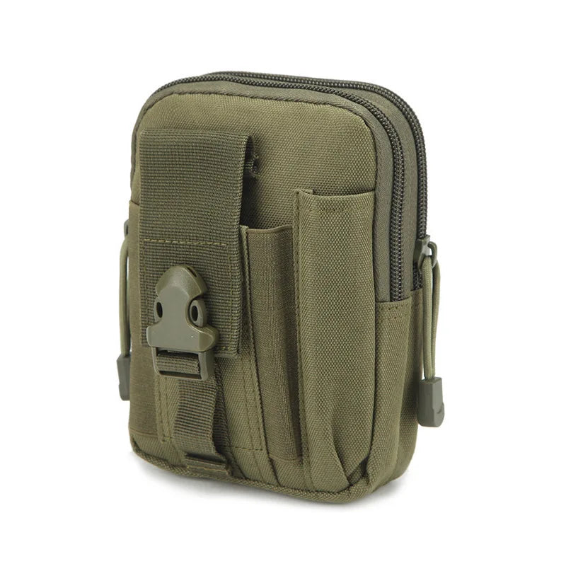 outdoor tactical waist bag 6 inch phone pouch cycling sports multifunctional molle expansion accessory pouch