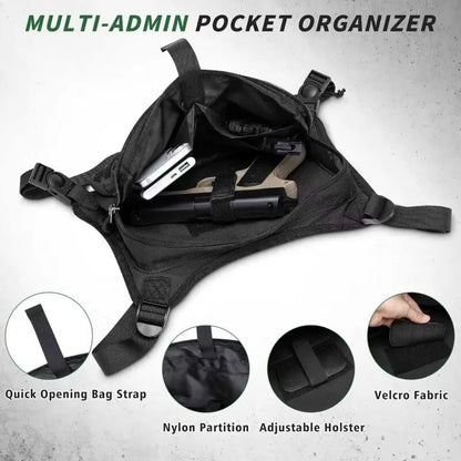 Outdoor Tactical Vest Bag Multi-Functional Waterproof Wear-resistant Backpack Sports Travel Camping Tactical Chest Bag For Men