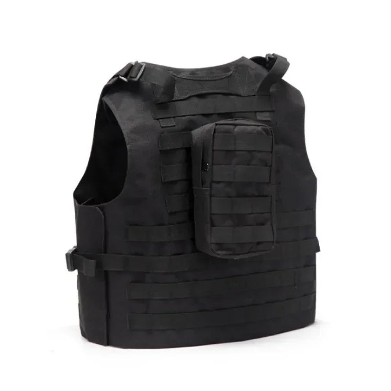 Nylon Tactical Vest Body Armor Hunting Carrier Accessories Men Combat MOLLE Camo Military Vest Outdoor CS Hunting Tmc