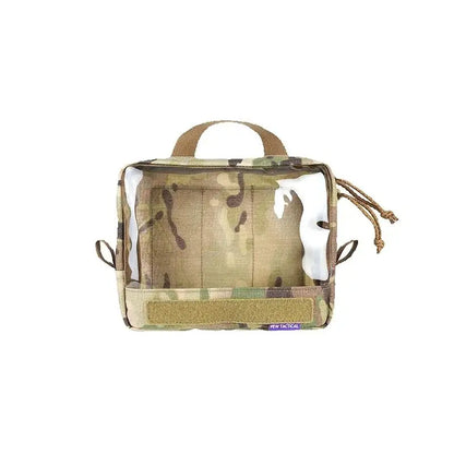 Visual Organizing And Storage Bag Made Of PET Material With Transparent Window Back Hook