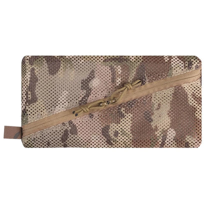 OPHIDIANTAC-Mesh Pouch Insert, Modular Utility Admin Pockets Travel Organizer EDC Zipper Pouch 6X12in