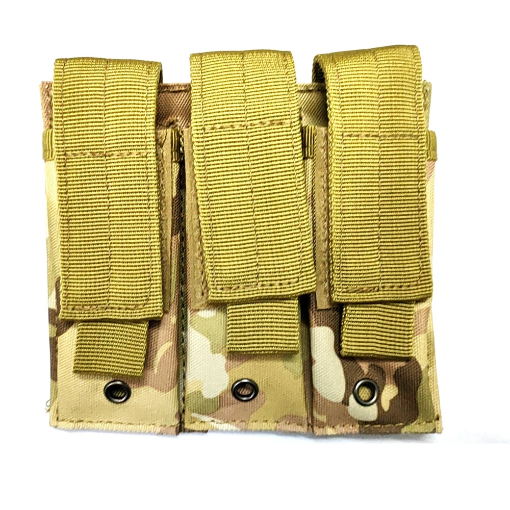 Tactical 9mm Molle Pistol Magazine Pouch Hunting Holster Molle Triple Double Single Mag Pouch for G17 P226 M9 hunting items