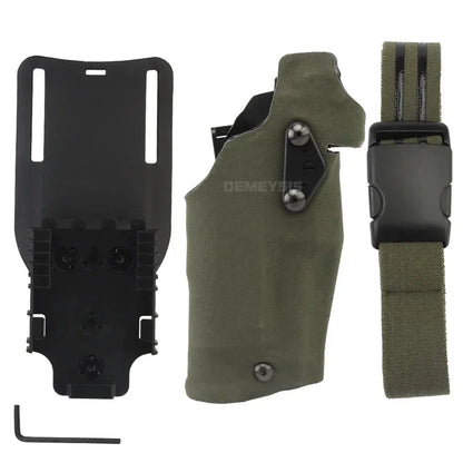 Tactical Holster for G17 Gen4 G19 with X300 X300U Flashlight Quick Locking System Shooting Hunting Pistol Gun Holsters