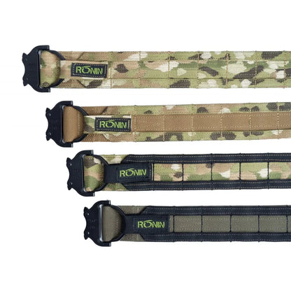 【1.5Inch  2 Inch】Ronin Style Belt Outdoor Hunting Double Layer  Belt Molle System