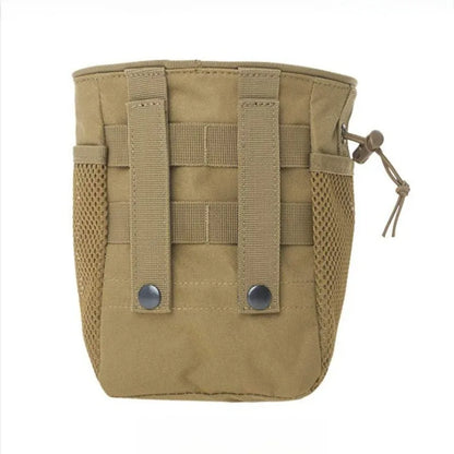 New Outdoor 3‑5L Camo Tactical Molle Dump Pouch, 600D Nylon Recycle Waist Pack, Portable Hunting Outdoor Accessories Storage Bag