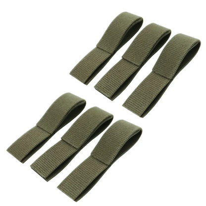 Wires Cable Management Kits Molle Storage Strap Electronic Communication Cable Hook Loop Organizer For Tactical Vest Helmet