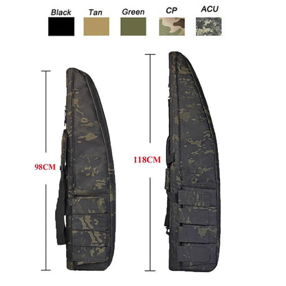 70cm / 98cm / 118cm Tactical Hunting Bags Airsoft Shooting Sniper Rifle Case Gun Carry Shoulder Backpack Molle Scope storage Box