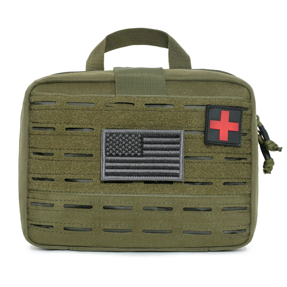 Portable Tactical First Aid Kit Medical Bag For Hiking Travel Home Emergency Treatment Case Survival Tools EDC Pouch