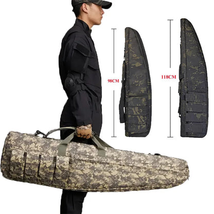 Multicam Black Camouflage 70/98/118 cm Waterproof Tactical Heavy Duty Long Gun Bag Airsoft Molle Sniper Rifle Scope Gun Case