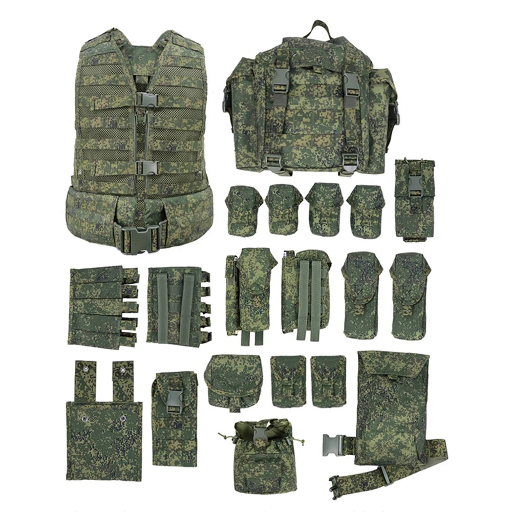 Cold War Russia 3.0 6sh117 Tactical Equipment Set EMR Ribbon Russian Little Green Man Outdoor Hunting COS  Equipment