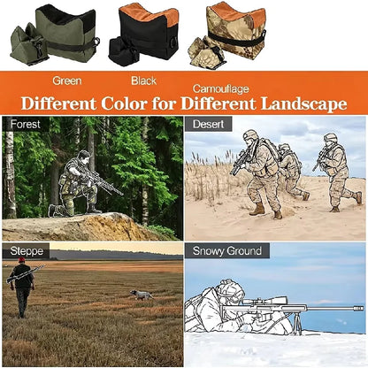 Outdoor Shooting Stand Bag Hunting Rifle Support Sandbag Gun Rest Target Sports Rifle Bench Unfilled Tactical Target Stand Bench