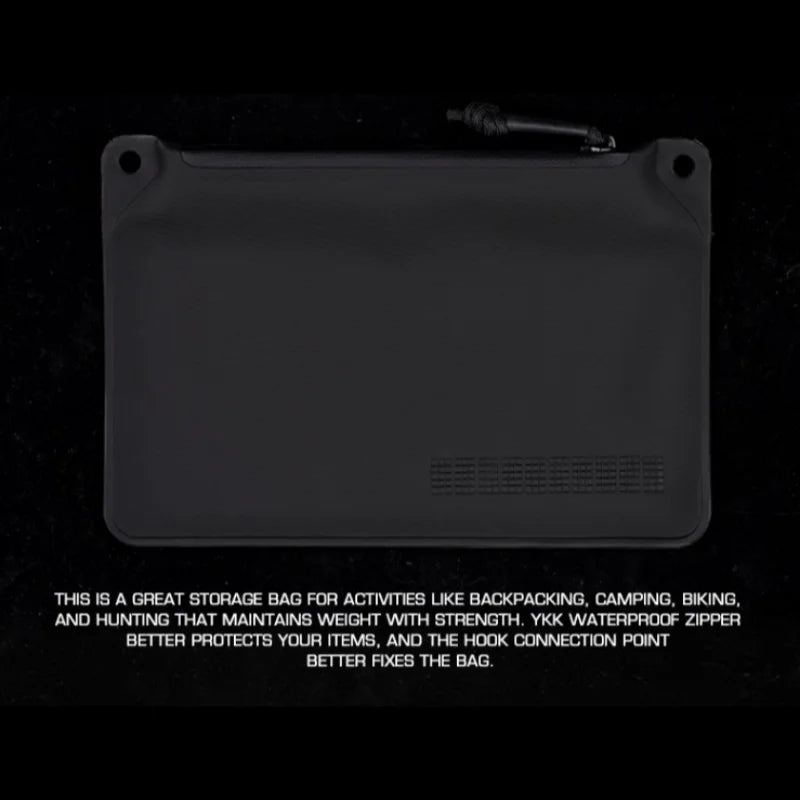 Outdoor transparent waterproof bag (S), outdoor hiking transparent camping waterproof bag