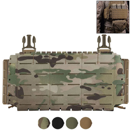 ARC Chest Rig V3 Triple 5.56 Mag Pouch Bilateral Quick Slide MOLLE Panel Airsoft Chest Rig Shoulder Strap Hunting Vest