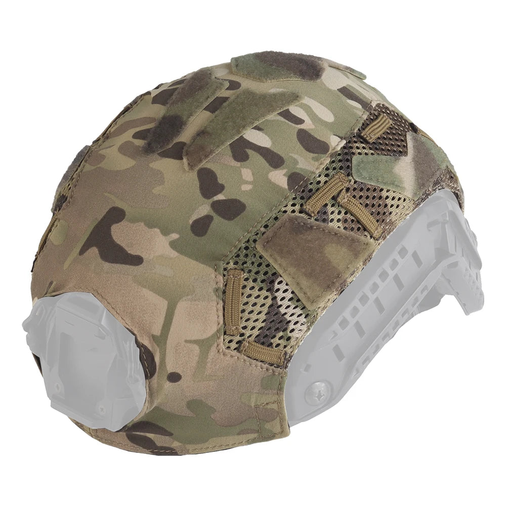 FAST SF Super High-Cut Helmet Cover Protective Mask Helmet Accessories for Paintball Cycling Airsoft Outdoor Shooting Activities