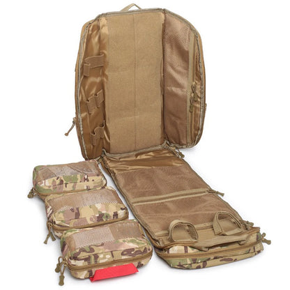 55L Tactical Medical Backpack Knapsack Outdoor Rucksack Camping Survival First Aid Backpack for Camping Hunting Sport