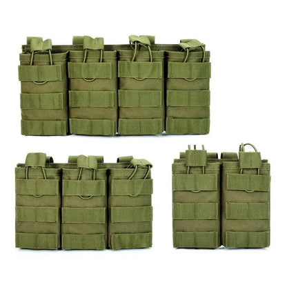 1000D Tactical Magazine Pouch Double/Triple/Quadruple Mag Pouch Training Ak 7.62/5.56mm M4 Ar Rifle Hunting Accessories