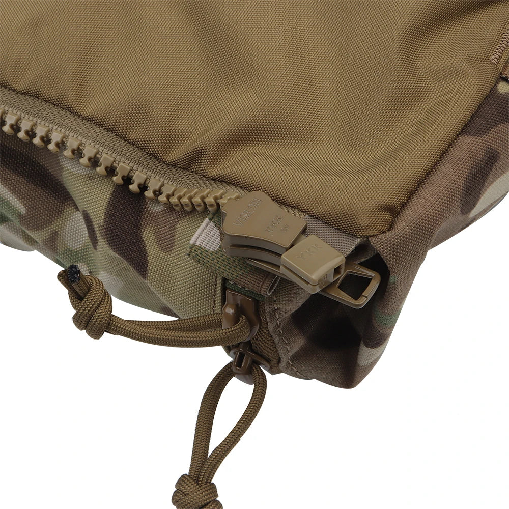 Tactical V5 Back Panel Double Bag General Purpose Pockets Ferro Style Vest Plate Carrier Accessories Sundries Pouch