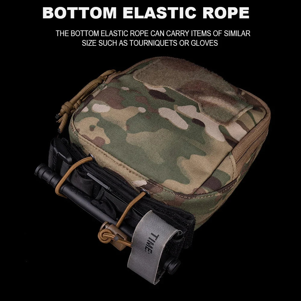 Tactical AG Storage Bag Agilit General Purpose Pouch, First Aid Bag Flashlights Outdoor Tool Pack,Plate Carrier Vest  Accessory
