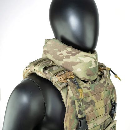 TCmaoyi Large-Area Protection Adjustable Tactical Neck Guard Neck Protector Tactical Vest Expansion Kit