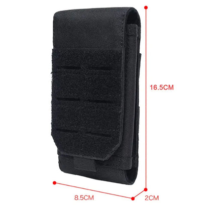 Molle Laser Pouch Tactical Cell Phone Belt EDC Pouch Holder Waist Accessories Bag Outdoor Camping Mobile Phone Pack Bag