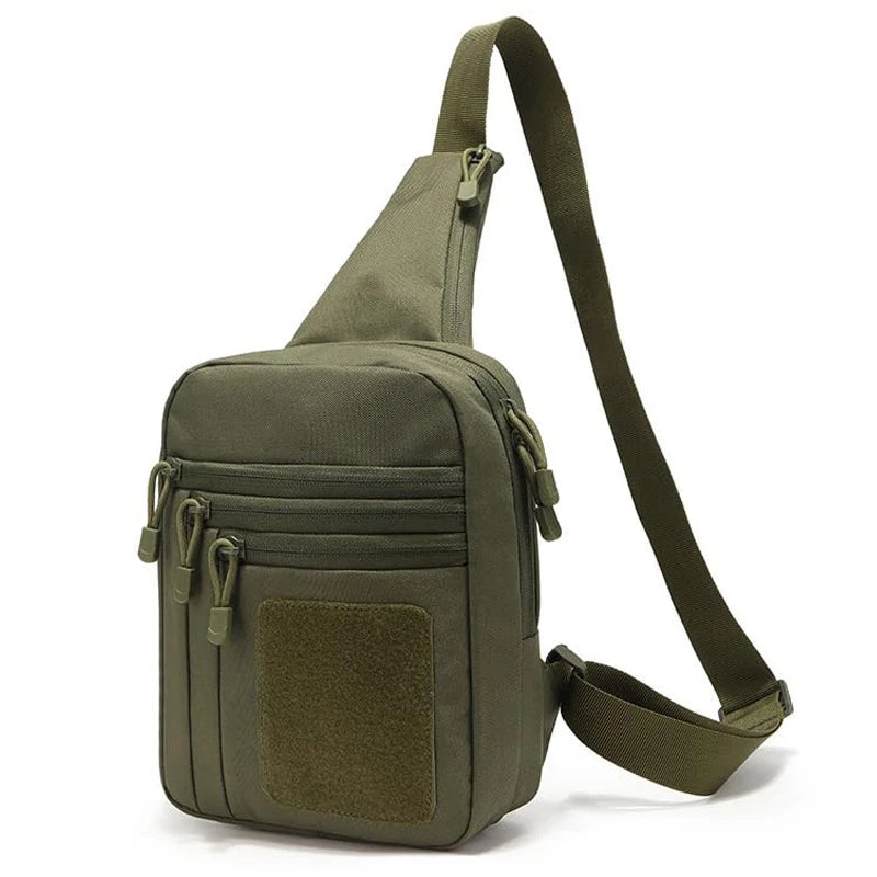 Tactical Concealed Crossbody Gun Bag Shoulder Chest Pack Outdoor Hiking Hunting Camping Chest Bag with Gun Holster