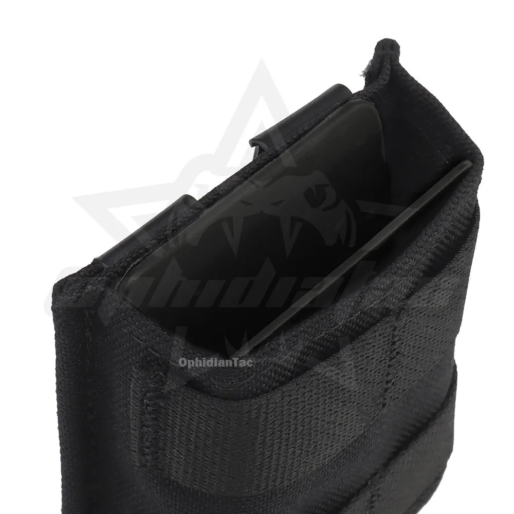 MOLLE Single Mag Pouch for 5.56 - Easy to Use, Expandable, Versatile Design, Magazine Holder for Outdoor Gear and Accessories