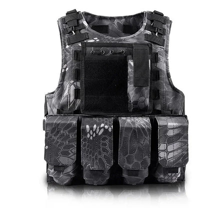Children's Combat Camouflage Vest, Kids Airsoft Vests, Outdoor Paintball, Tactical Waistcoat Boys, Girl, Sniper Uniform