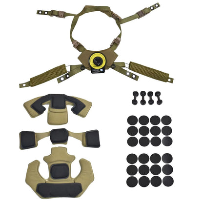BOOIU Tactical Helmet Hanging System Wendy Suspension Lanyard Chin Strap Airsoft Helmet Accessories for Wendy FAST MICH Helmet