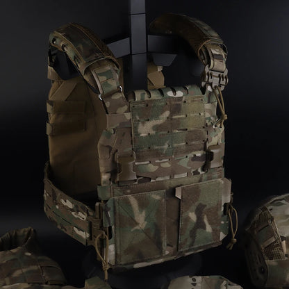Tactical ARC Plate Carrier V2 Assault Rig CS Militar Training Protection Vest with Quick Release Clasp MOLLE System