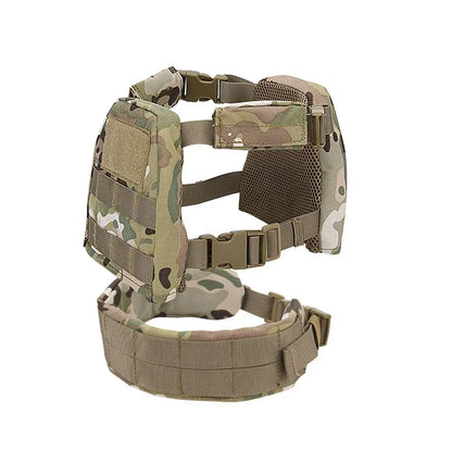 Tactical Kids Chest Rig Vest  Airsoft Hunting  Molle Plate Carrier Vest Camouflage Combat Gear Vests for Children