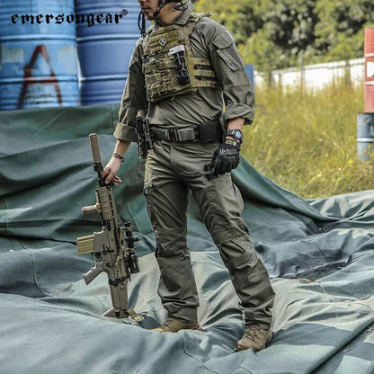 Emersongear E4 Tactical Pants Professional Combat Hunting Pants for Outdoor Sports Training and Airsoft Shooting EM9477