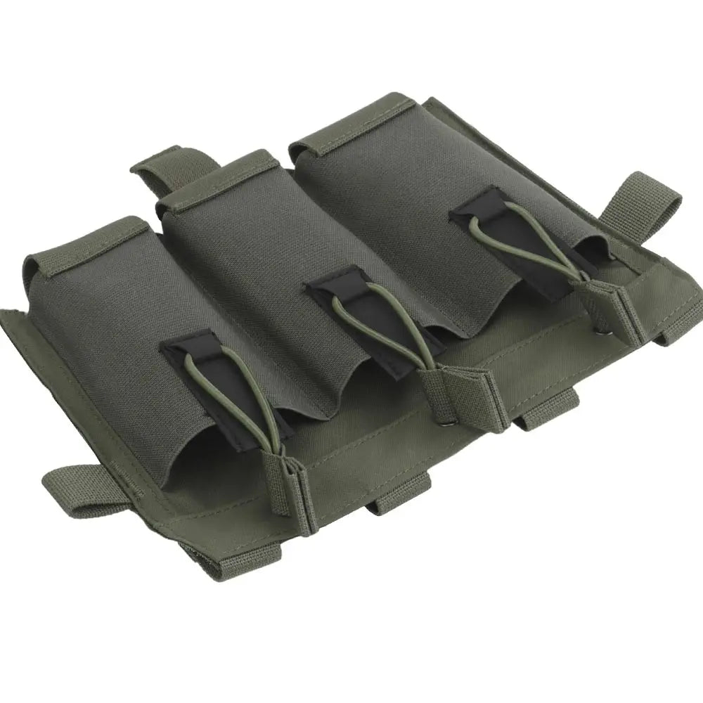 OPHIDIAN Tac 556 Magazine Pouch Molle Hunting Vest SPC JPC Plate Carrier Front Panel Triple M4 Mag Holder Bag Paintball Airsoft
