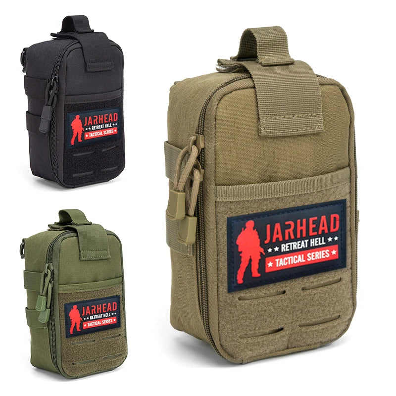 Tactical Molle Pouch Waist Bag Outdoor Men EDC Tool Bag Outdoor Utility Gadget Organizer Vest Pack Purse Mobile Phone Pouch