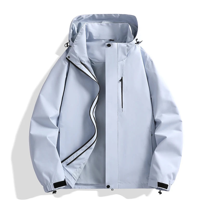 CHRLCK Unisex Hiking 3IN1 Jacket Waterproof Camping Trekking Fishing Oilproof Jackets Outdoor Sport Windbreaker Autumn Winter