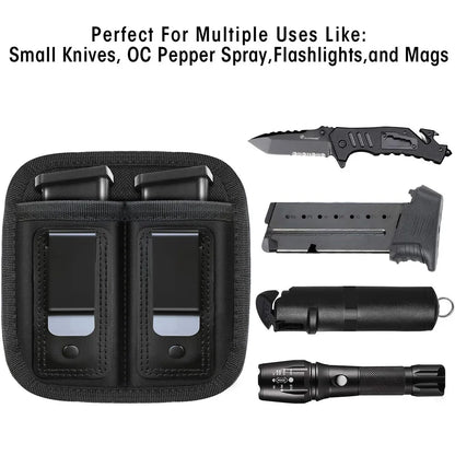 Nylon Magazine Pouch Holster Pistol 9mm Concealed Carry Mag Case with Clip  19 21  92 Handgun Mag Pouch