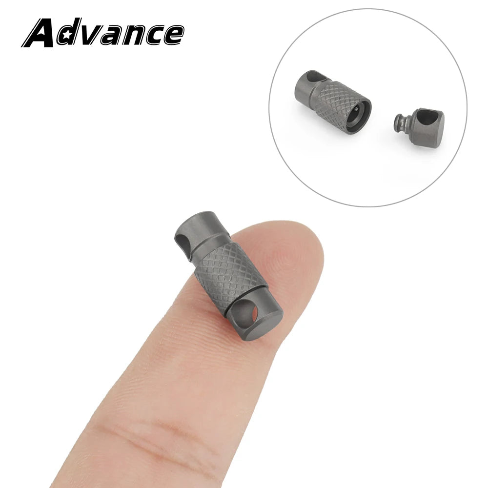 Titanium Alloy Mini Small Keychain 360 Degree Rotation Key Buckle Multi-function Outdoor Tool EDC