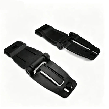 Multipurpose MOLLE Clip Tactical Strap Webbing Attachment Dominator Connection Buckle Management Tool for Bag Backpack 6/2pcs
