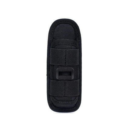 Outdoor Flashlight Pouch Belt Torch Bag Durable Hunting Lighting Accessory Survival Kits 360 Degree Holster Rotary Torch Case