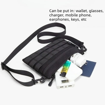 Ultra Thin Anti-Theft Shoulder Bag Outdoor Leisure Commuting Bag Tactical EDC Molle Bag Multifunctional Tool Bag with Straps