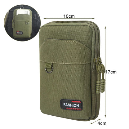 EDC Molle Bag Purse Nylon Waist Bag Outdoor Waist Fanny Pack Men Phone Pouch Camping Hunting Sports Bag