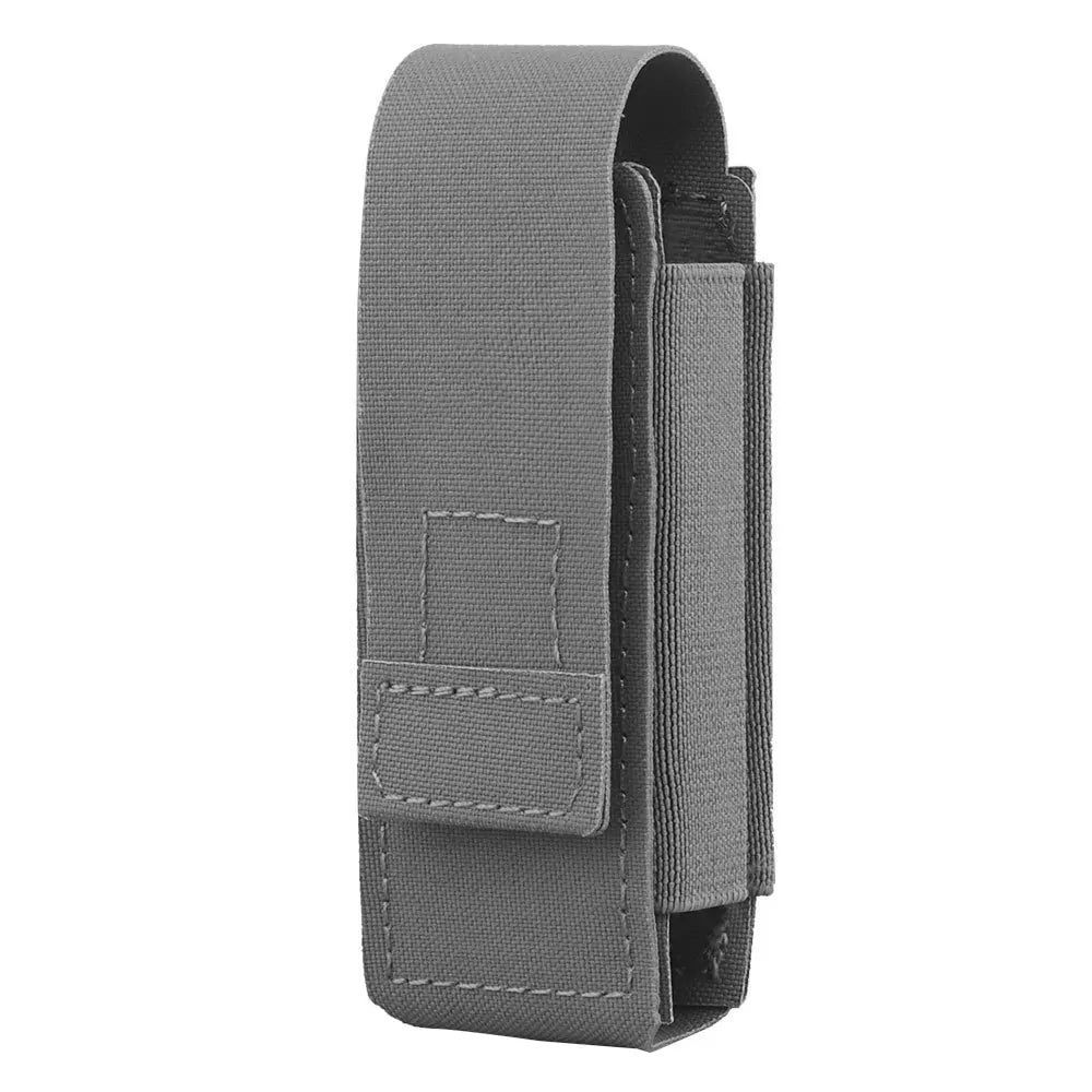 Tactical Molle OC Pepper Spray Pouch Elastic Utility Tool Holser 9mm Pistol MAG Flashlight Pouch Hunting Vest  Belt Accessories
